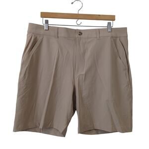 Genteal Apparel Bunker Golf Shorts Quick Dry Sand Mens 38 Active Performance